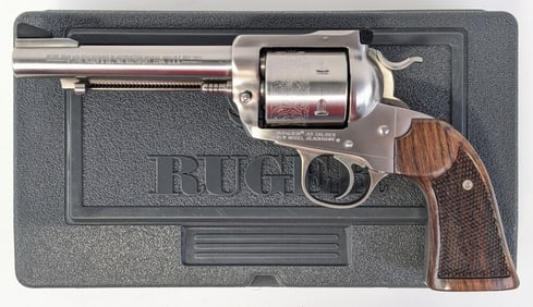 Ruger New Model Blackhawk Bisley Model .45 Colt Revolver w/ Case