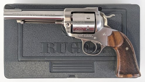 Ruger New Model Blackhawk Bisley Model .45 Colt Revolver w/ Case