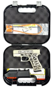 NIB Donald J. Trump Engraved Glock 43X 9mm Semi Auto Pistol