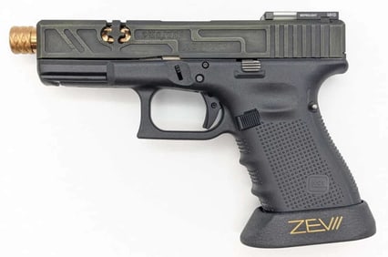 Custom Glock 19 Gen 4 9mm Semi Auto Pistol w/ Case