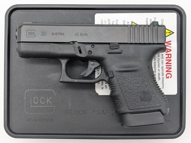 Glock Model 30 .45 ACP Semi Auto Pistol w/ Case