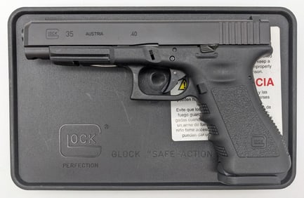 Glock Model 35 .40 S&W Semi Auto Pistol w/ Case
