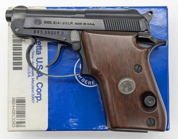 Beretta Model 21A .22 LR Semi Auto Pistol w/ Box