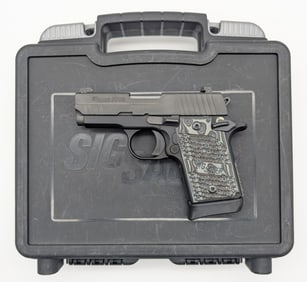 Sig Sauer Model P938 9mm Semi Auto Pistol w/ Case