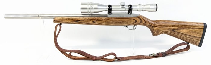 Ruger Stainless Heavy Barrel 10/22 .22 LR Semi Auto Rifle