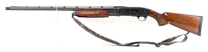 Engraved Browning BPS 12 Ga Pump Action Shotgun