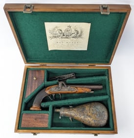 Belgian .59 Cal Black Powder Percussion Pistol