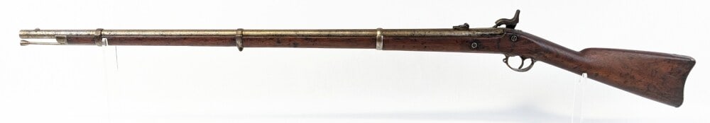 Civil War Era U.S. Springfield Model 1863 .58 Cal Black Powder Percussion Musket: Manufacturer: Springfield, Model: 1863, Type: Black Powder, Caliber/Gauge: .58 Cal, Barrel: 39 inch, Choke: , Finish: Bare Metal, Grip: , Stock: Wood, Condition: Aged with pitting, scratches, some rus