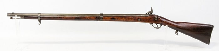 Antique Spanish Model 1860 .577 Cal Two Band Percussion Rifle