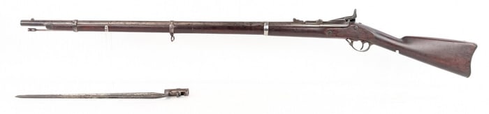 Springfield Model 1863 Conversion 1866 .50-70 Govt Trap Door Rifle w/ Bayonet