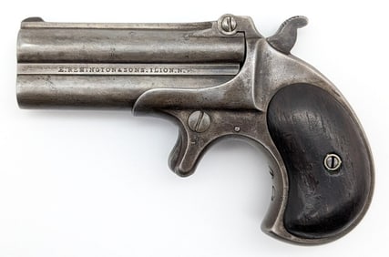 Early Rare E. Remington & Sons Elliot's Patent Type I .41 RF Double Derringer