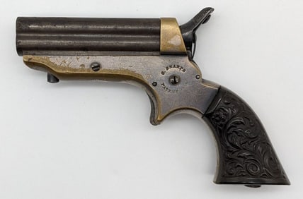 Civil War Era C. Sharps .22 Cal 4-Barrel Pepperbox Derringer
