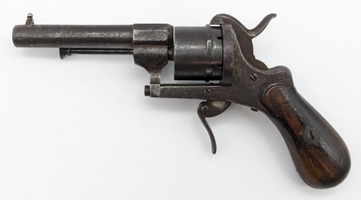 Belgian LeFaucheux 7mm Pin Fire 6-Shot Revolver