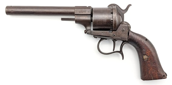 French Lefaucheux 11mm Pin Fire Revolver