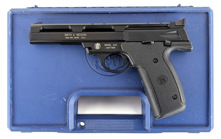 Smith & Wesson Model 22A .22 LR Semi Auto Pistol w/ Case