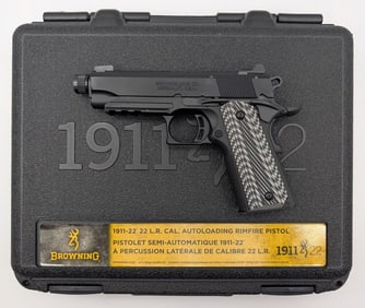 NIB Browning 1911-22 Black Label .22 LR Semi Auto Pistol