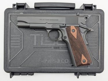 Tisas Model 1911A1 Tank Commander .45 ACP Semi Auto Pistol w/ Case