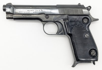 Egyptian A.R.E. Helwan 9mm Semi Auto Pistol