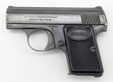 Belgian Baby Browning .25 ACP Semi Auto Pistol