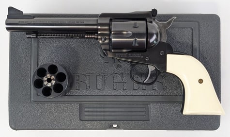 Ruger New Model Blackhawk .45 ACP / .45 Colt Revolver w/ Case