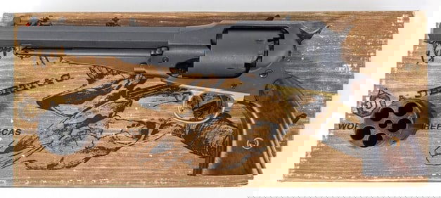 A. Uberti 1858 New Army Millennium .44 Cal / .45 Colt Black Powder Revolver w/ Box