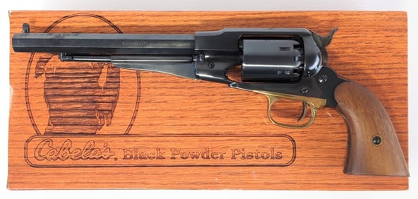 F.lli Pietta Cabela's 1858 New Model Army .44 Cal Black Powder Revolver w/ Box