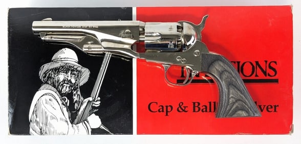 F.lli Pietta Traditions 1860 Army Sheriff Model .36 Cal Black Powder Revolver w/ Box