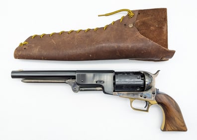 Navy Arms Armi San Marco Colt Walker .44 Cal Black Powder Percussion Revolver w/ Holster