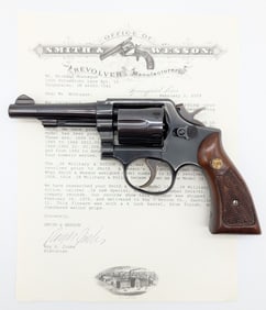 Smith & Wesson Model 10-5 Military & Police .38 Special Revolver w/ Letter