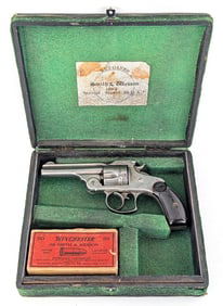 Smith & Wesson Top Break .38 Cal Double Action Revolver w/ Display Case