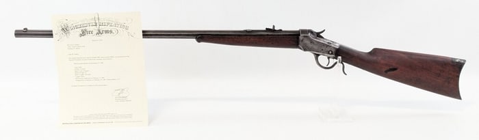 Winchester Model 1885 .32 Ideal Falling Block Single Shot Rifle w/ Letter