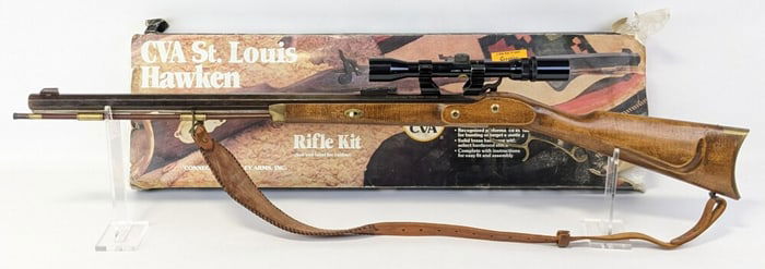 Connecticut Valley Arms Hawken .50 Cal Black Powder Muzzleloader Rifle w/ Box