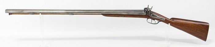 Antique Belgian SxS 12 Ga Black Powder Muzzleloading Shotgun