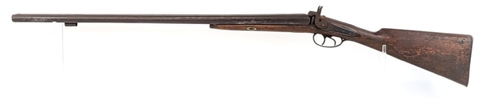 Antique Richards 12 Ga SxS Muzzleloading Percussion Shotgun