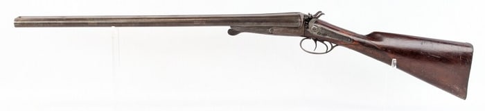 Antique Belgian 12 Ga SxS Underlever Hammer Shotgun