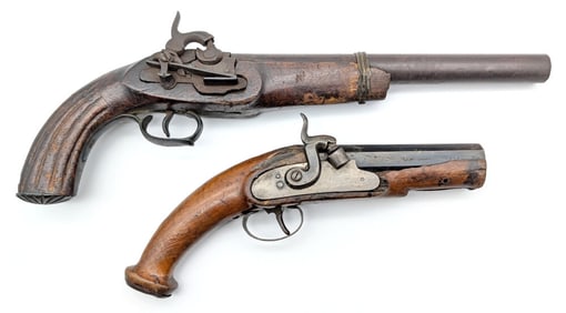 (2) Antique Percussion Pistols