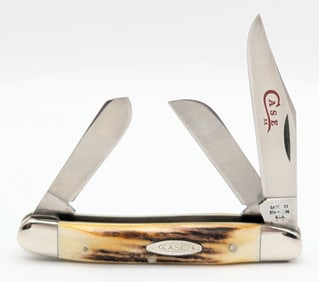 1978 Case XX Red Letter Stag Medium Stockman 5347 HP