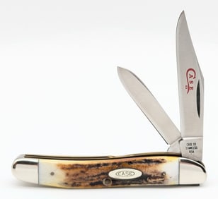 1978 Case XX Red Letter Stag Medium Texas Jack Knife 52087