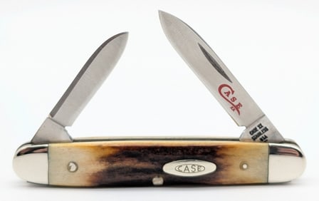 1978 Case XX Red Letter Stag Pen Senator Knife 5279