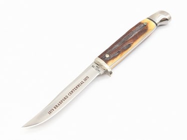 1979 Case XX Bradford Centennial Stag M5F Fixed Blade