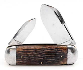 1900-1910 Case Brother's Sawcut Bone Long Pull Elephant Toe Tested XX 6250