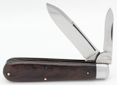 1900-1910 Case Brothers Little Valley XX Smooth Wood Uneven Jack Knife