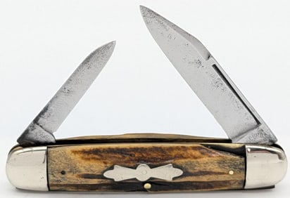 1905-1915 Case Brothers Little Valley XX Stag Long Pull Cigar Knife