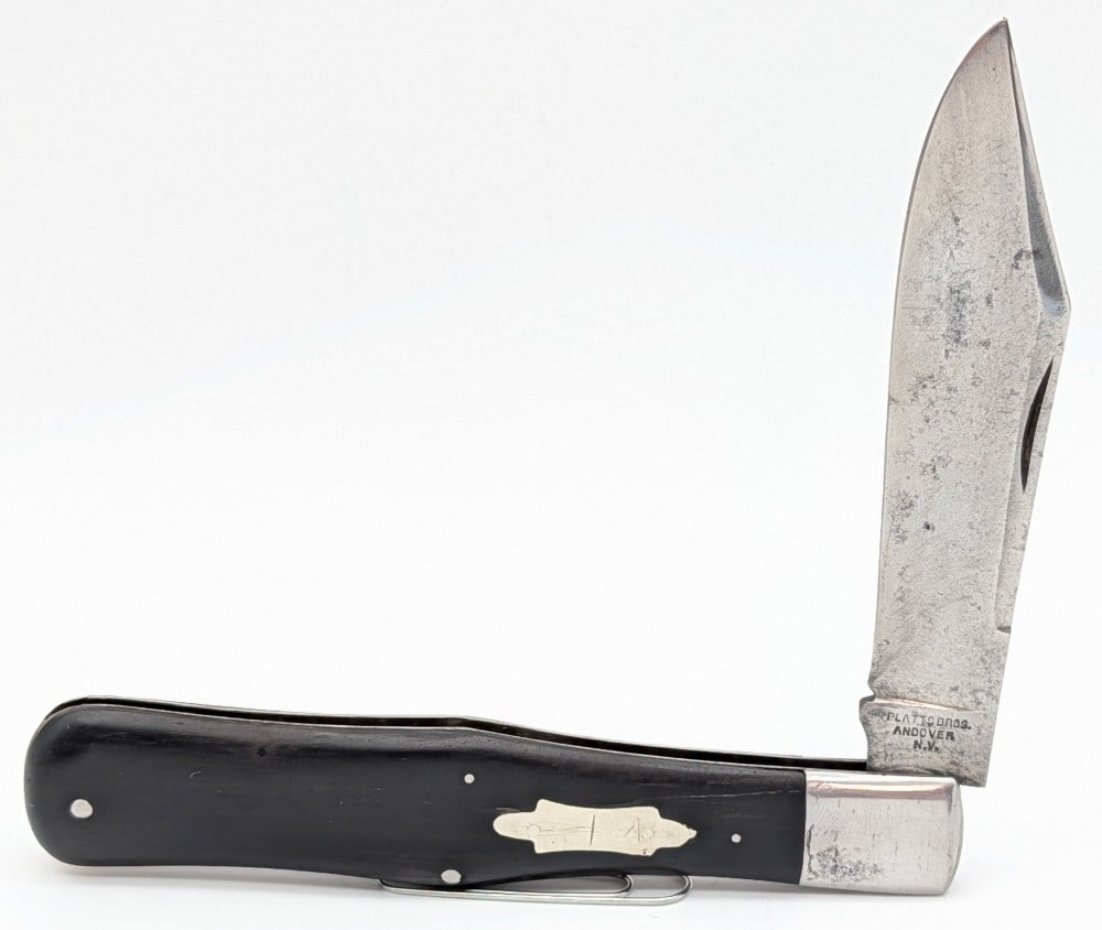 Platts Brothers Smooth Ebony Wood Coke Bottle Knife (1 of 3)