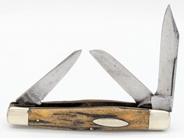 1905-14 W.R. Case & Sons Stag Long Pull Stockman 5375 Knife