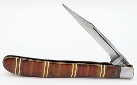 1905-14 W.R. Case & Sons Candy Stripe Celluloid Slimline Trapper Knife