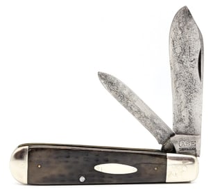 1920-40 Case Tested XX Green Bone Uneven End Jack Knife 6299