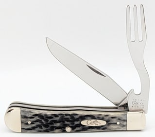 2000 Case XX Employee Associate set Black Bone Hobo Trapper 1 of 350 6254HB