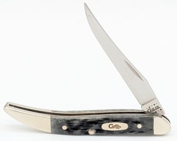 2000 Case XX Employee and Associate Set Black Bone Small Texas Toothpick 1 of 350 610096