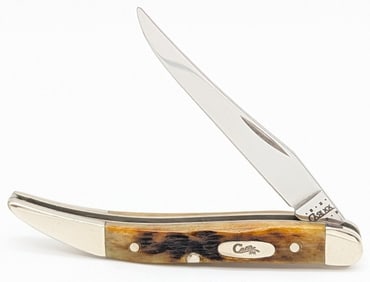 2000 Case XX Employees and Associates Set Amber Bone Small Texas Toothpick 1 of 350 610096